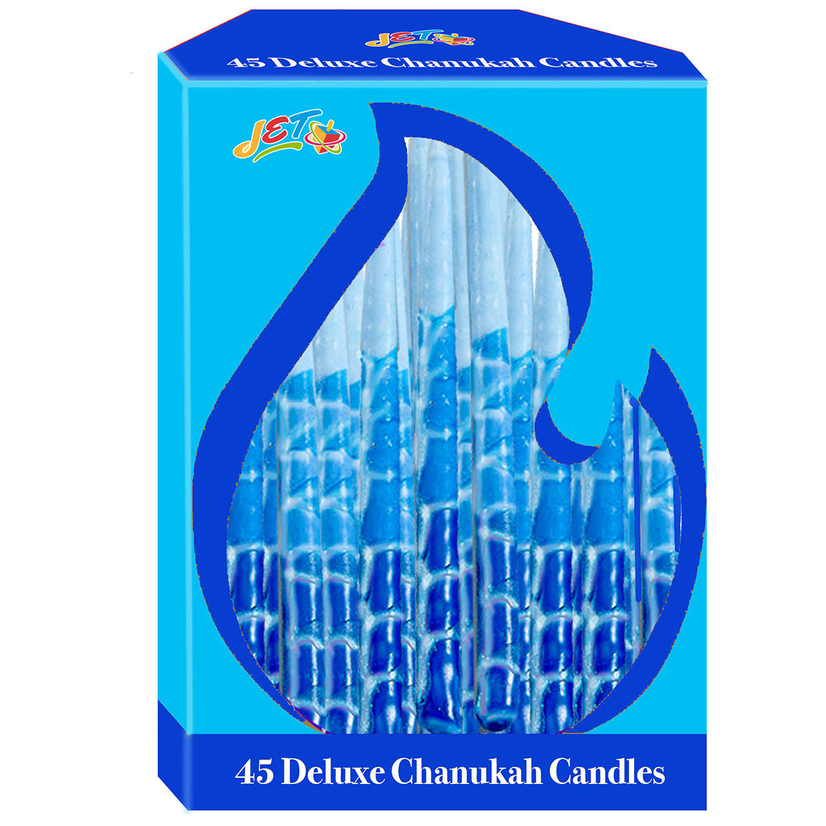 45 - Deluxe Chanukah Candles (blue)