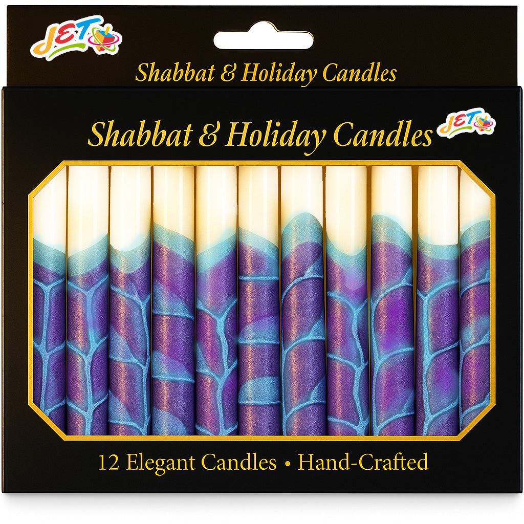 12 Shabbat Candles - Tranquility