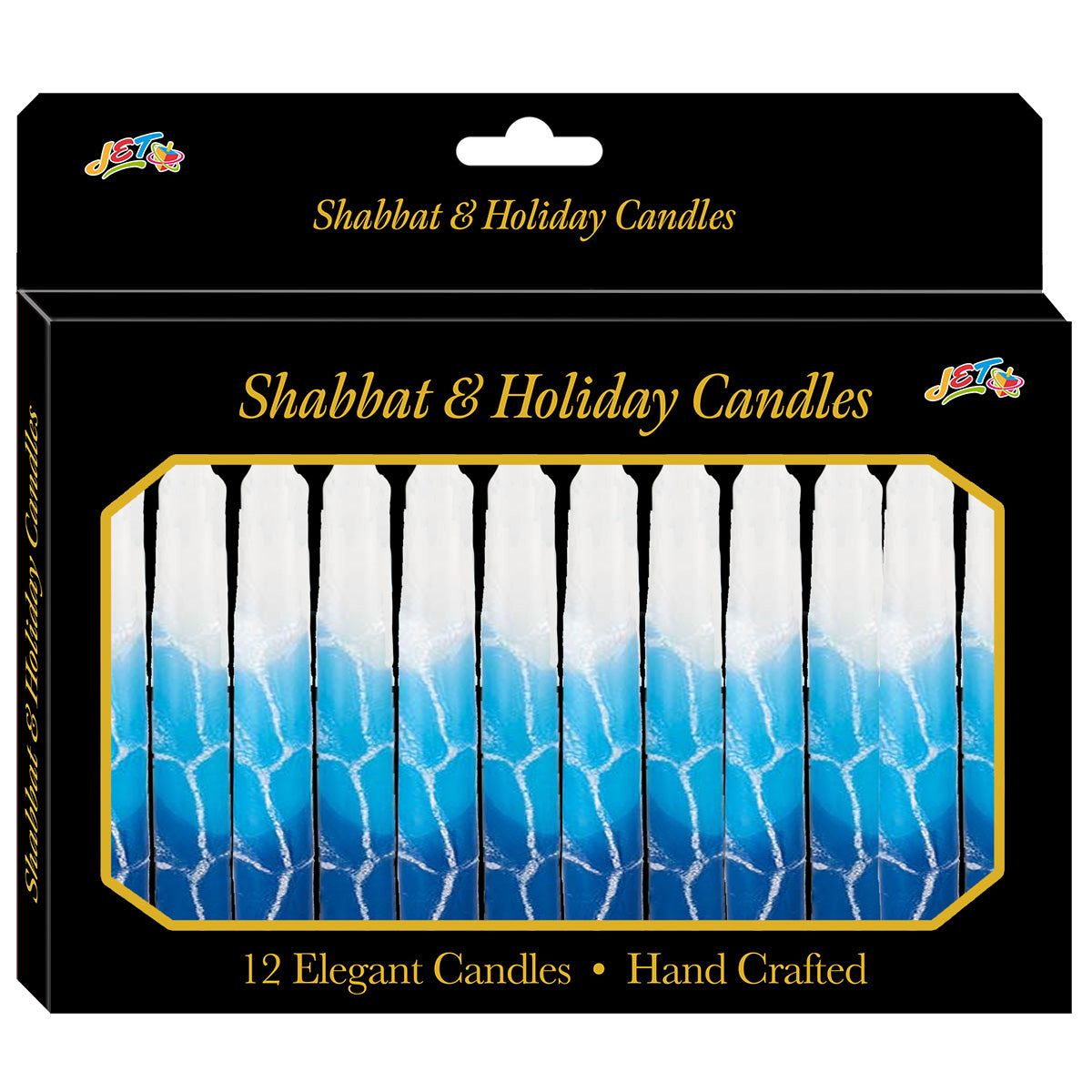 12 Shabbat Candles - Sea Breeze