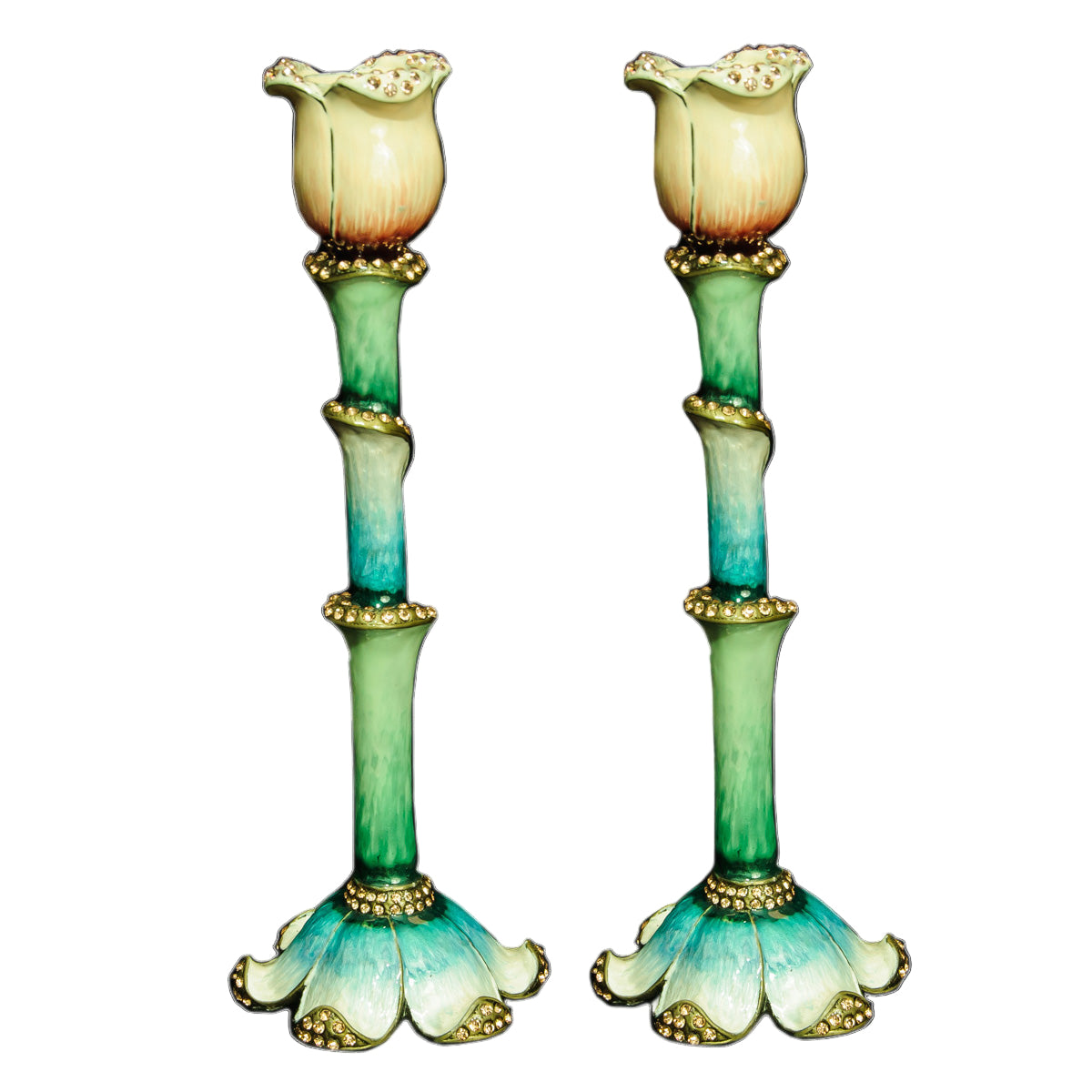 Candlesticks - Flowers (Pair)