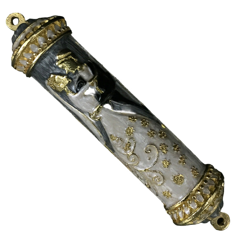 Mezuzah Case - Bride and Groom