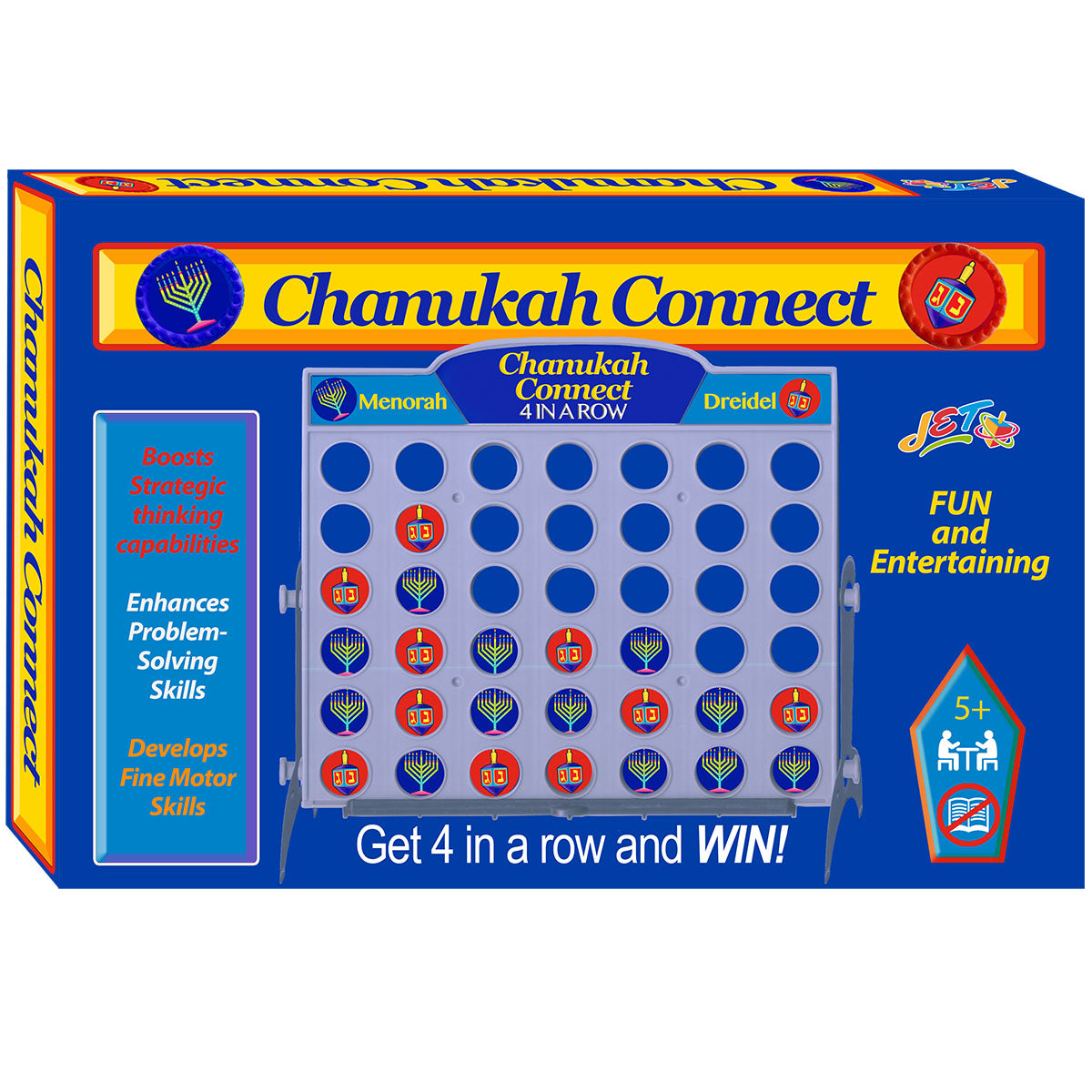 Chanukah Connect Game (4 in a Row)