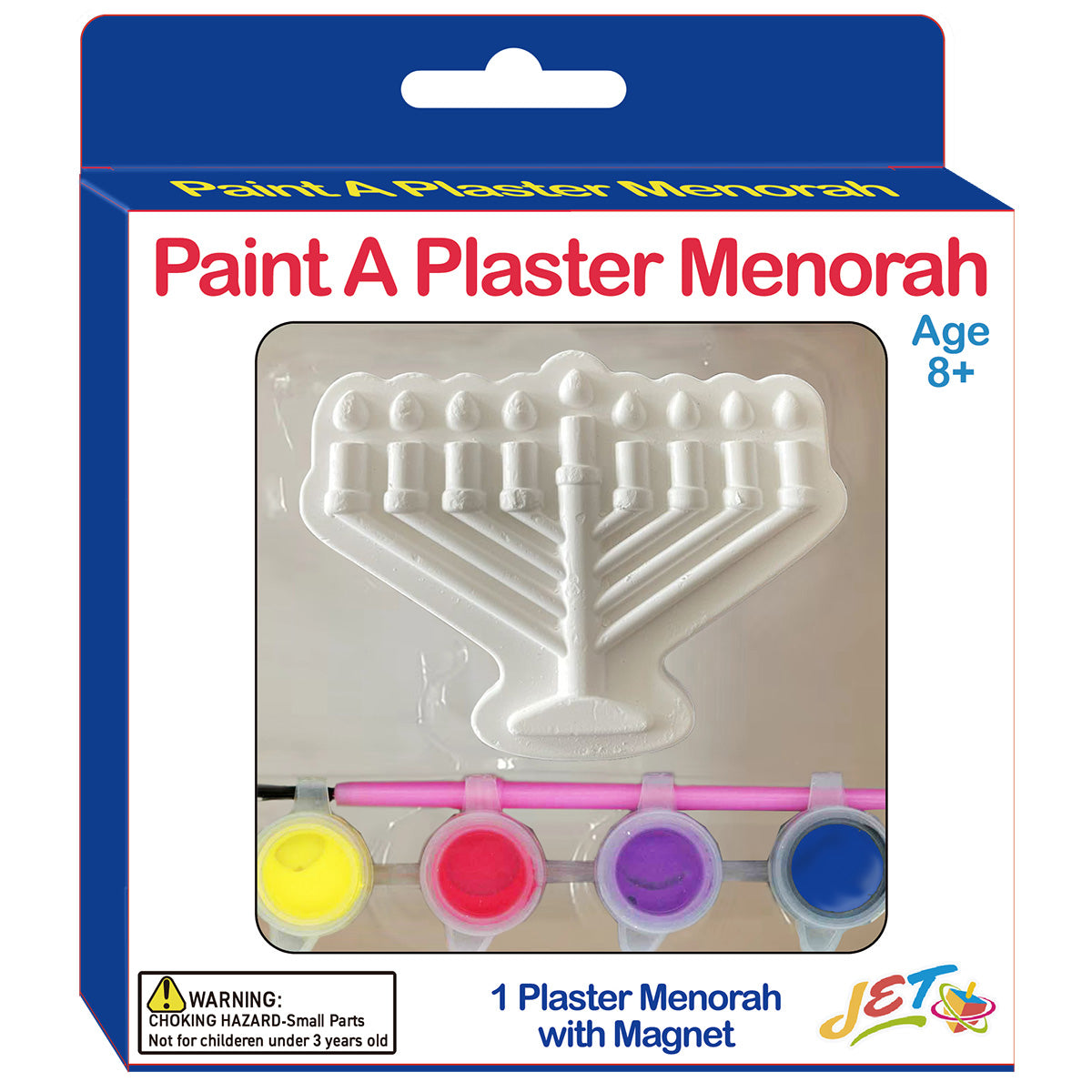 Paint A Plaster Menorah (Paints& Brush included)