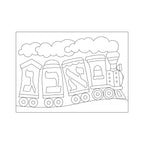 12 Pack - sand Art - Aleph Bet Train