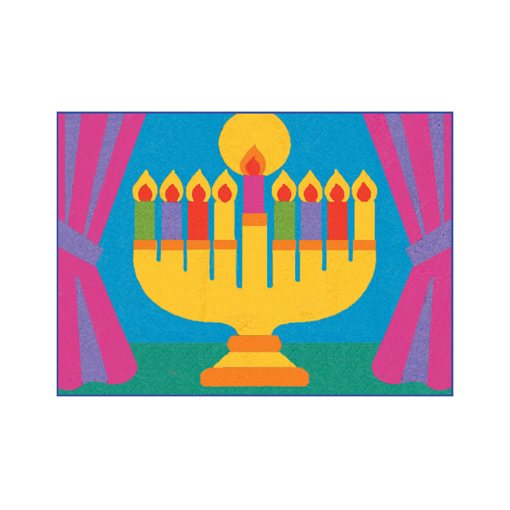 12 pack - Sand Art - Menorah