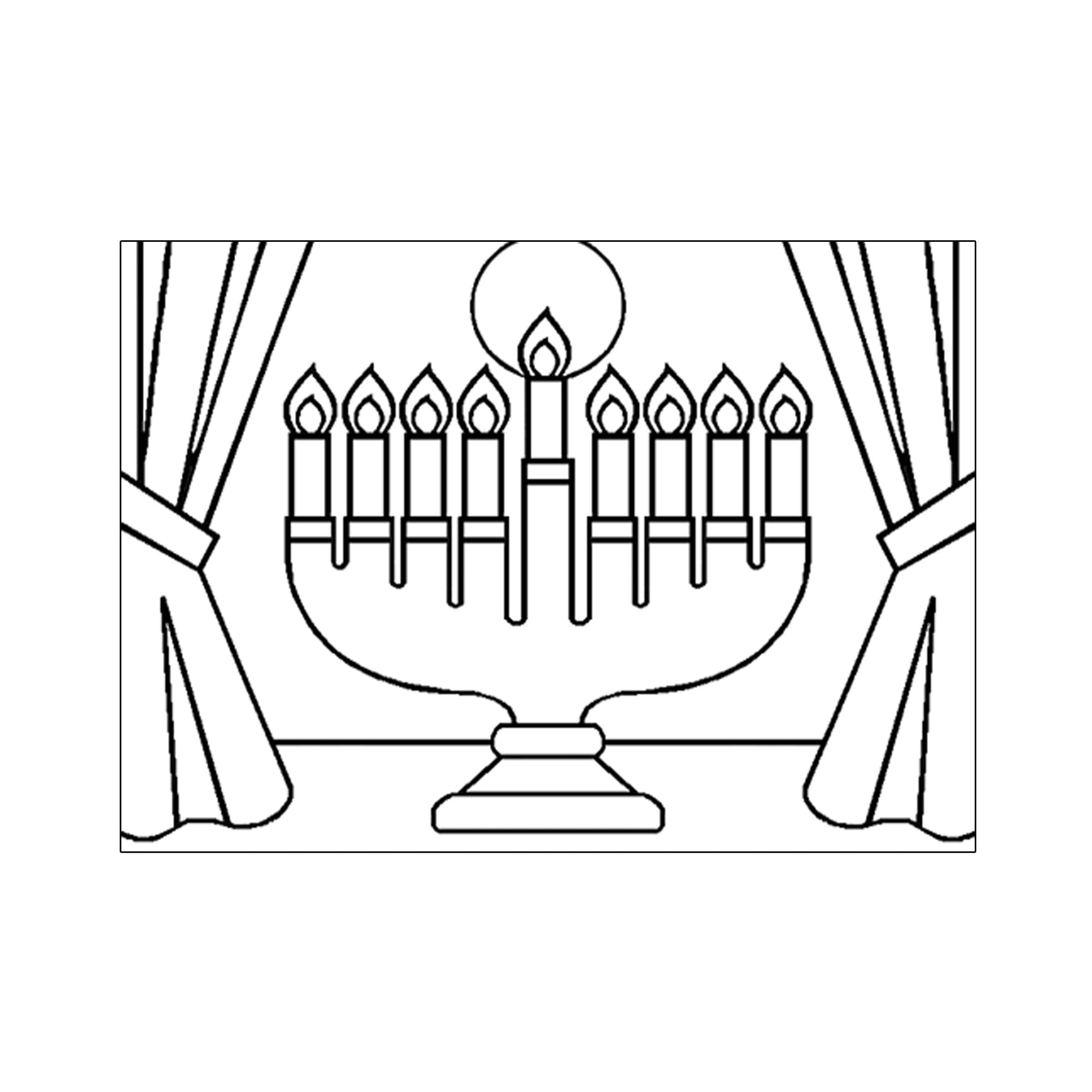 12 pack - Sand Art - Menorah