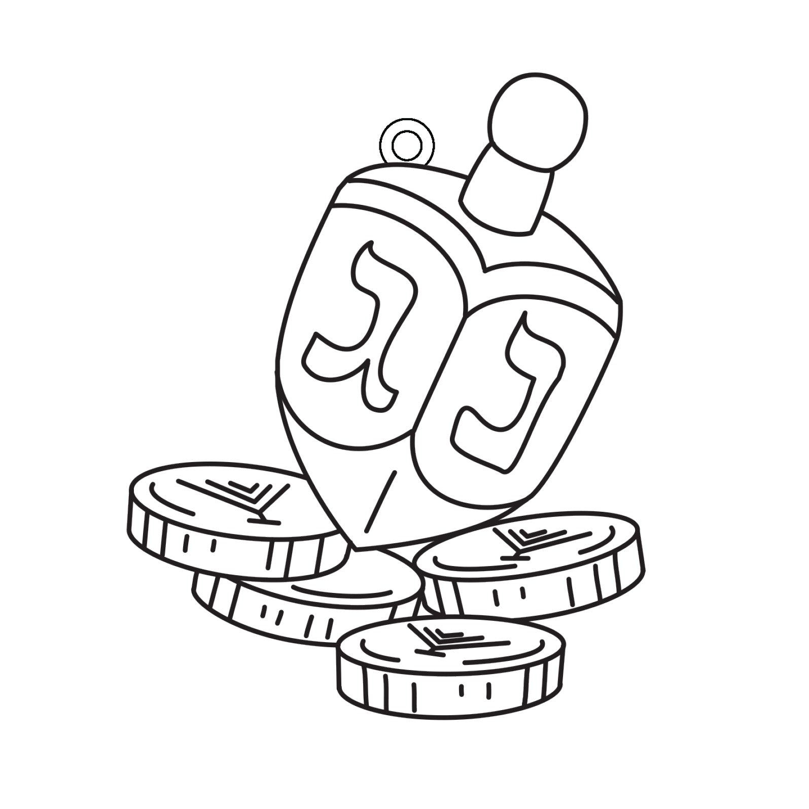 12 Pack - Suncatchers - Dreidel