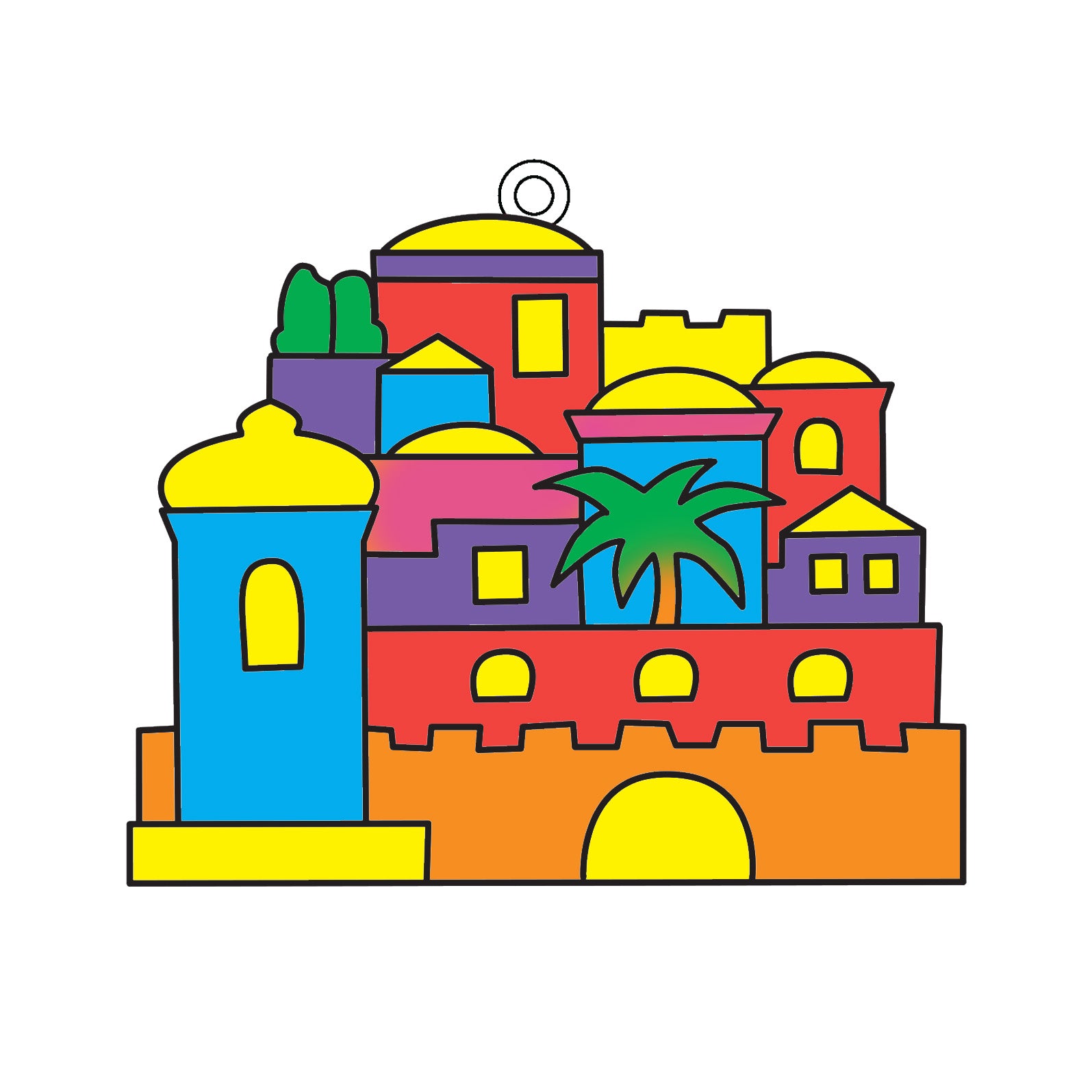 12 Pack - Suncatchers - Jerusalem