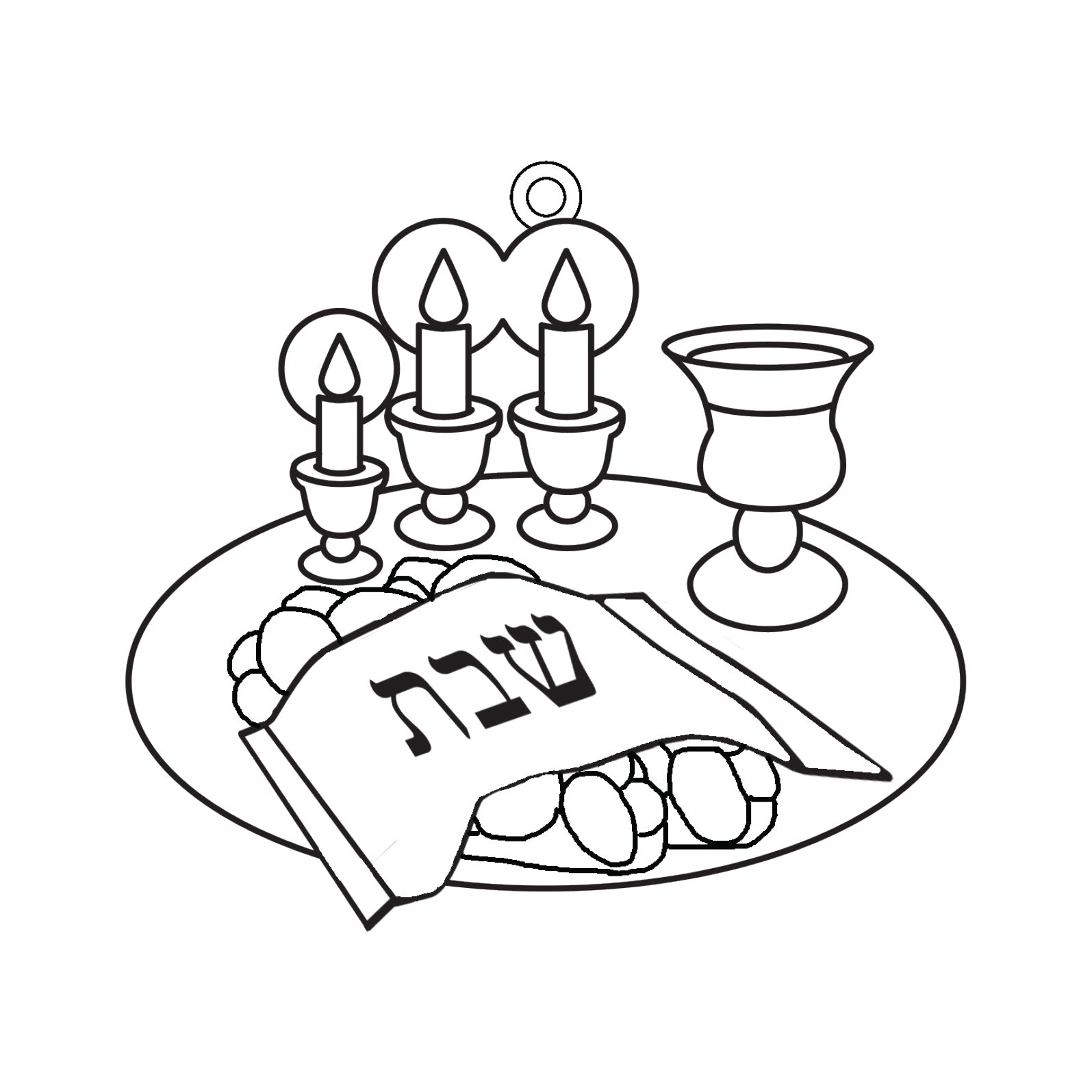 12 Pack - Suncatchers - Shabbat