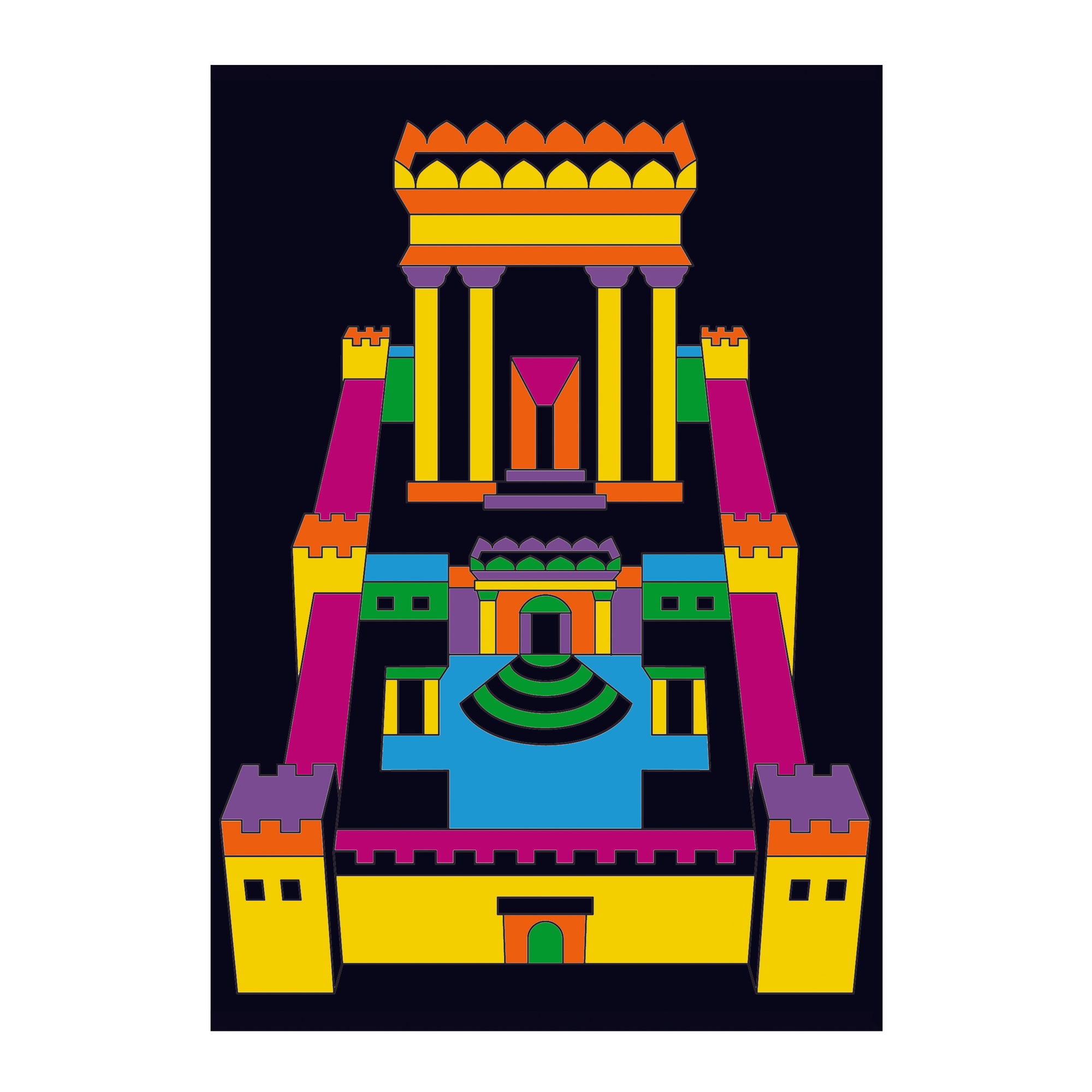 12 Pack - Velvet Art, Beit HaMikdash