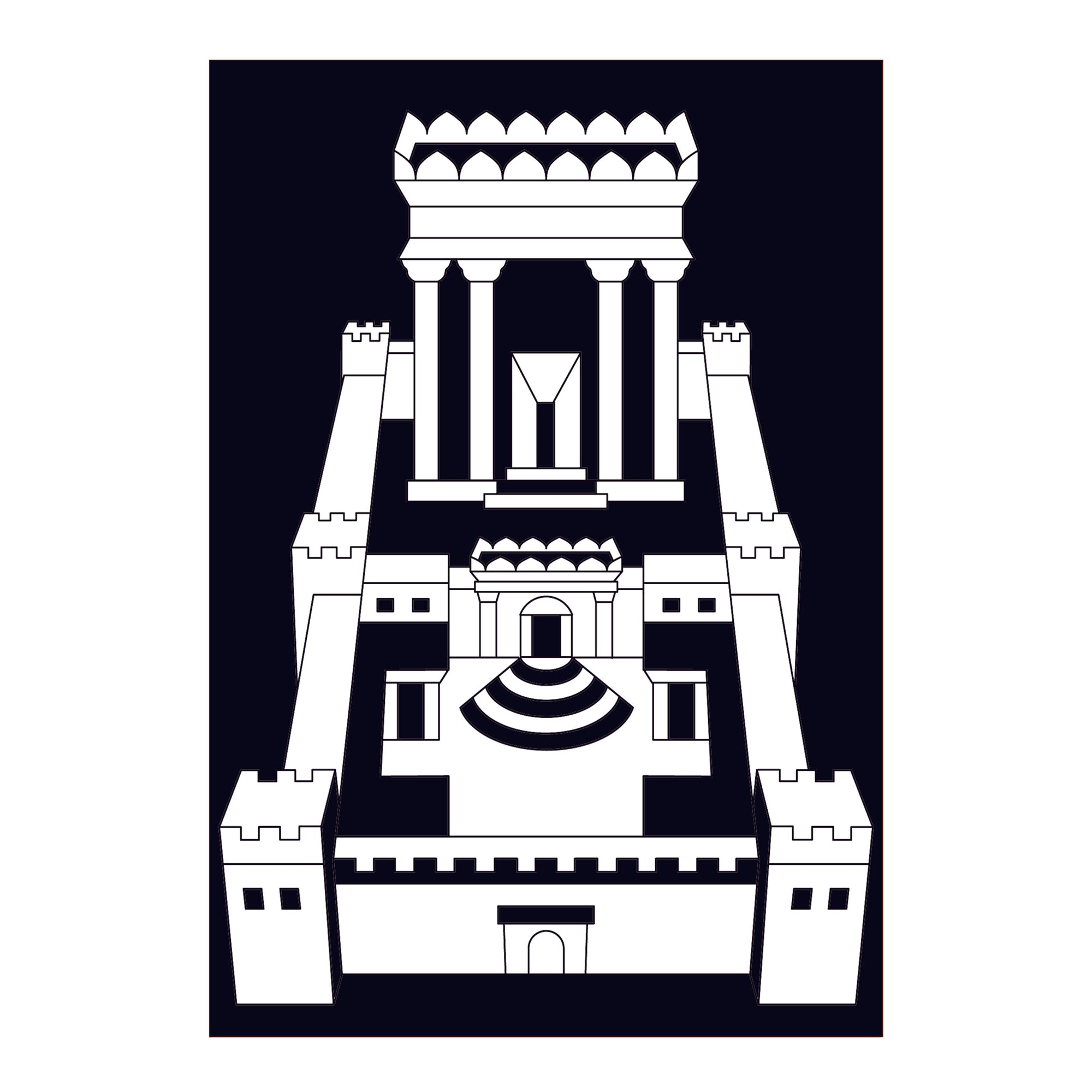 12 Pack - Velvet Art, Beit HaMikdash