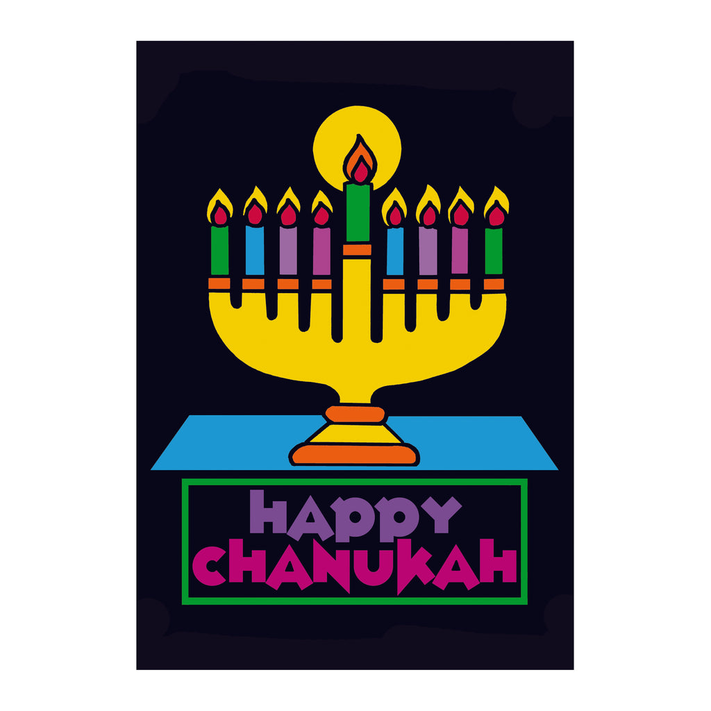 12 Pack - Velvet Art, Menorah