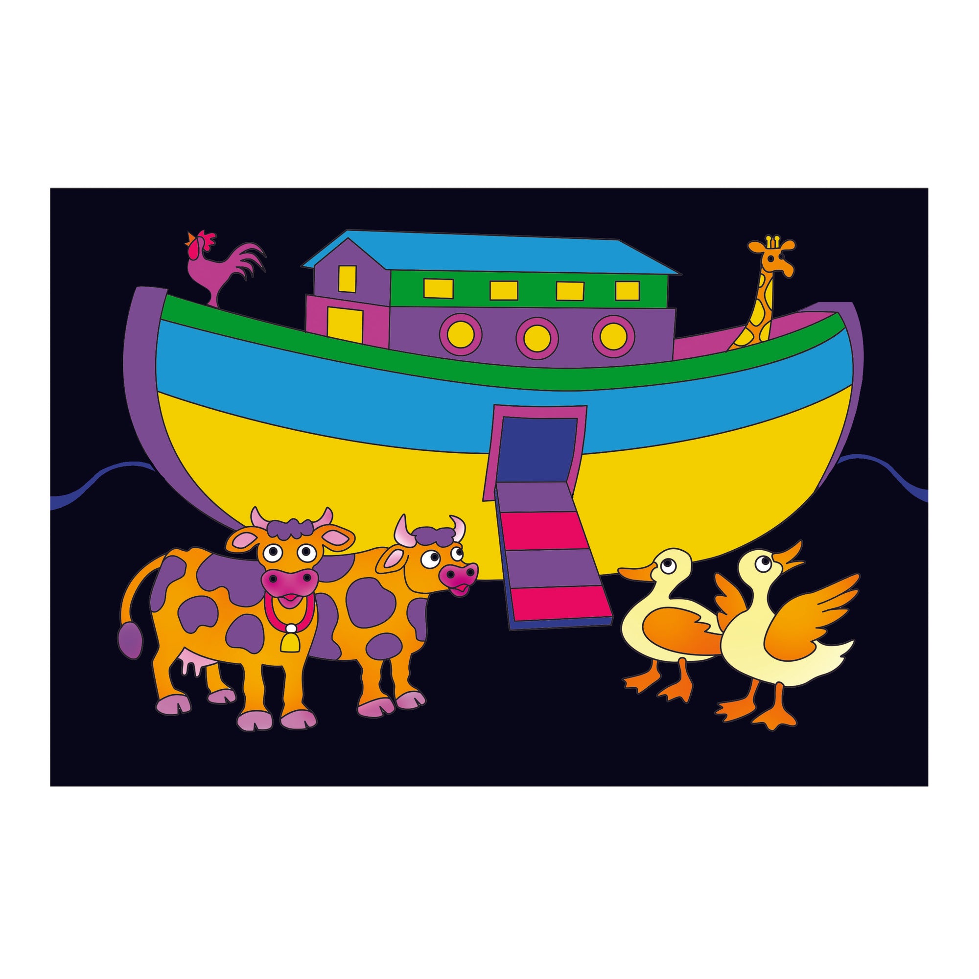 12 Pack - Velvet Art, Noah's Ark