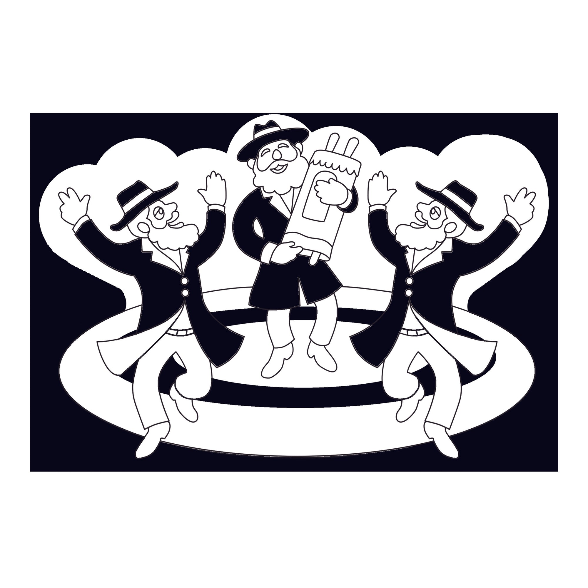 12 Pack - velvet Art, Simchas Torah